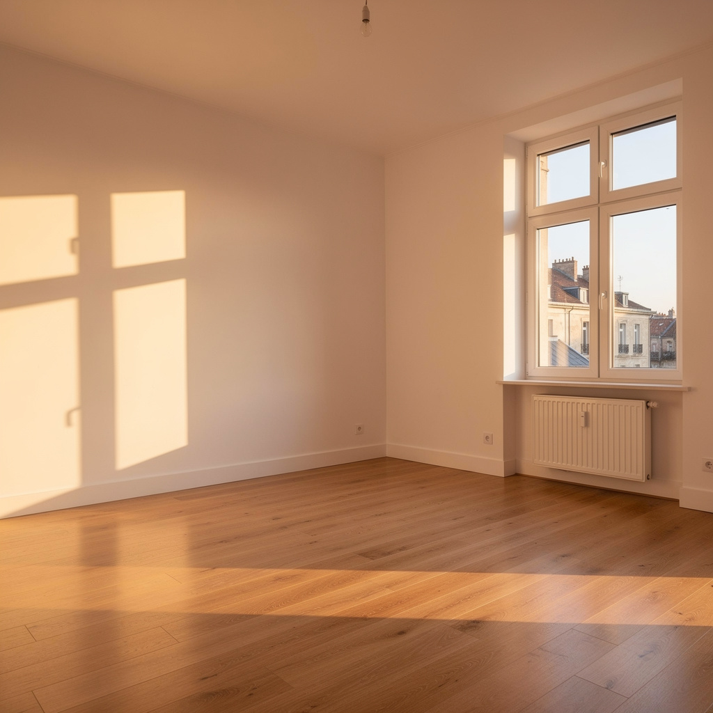 Intérieur nettoyé après intervention